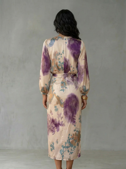 Vestito Elegante con Scollo a V